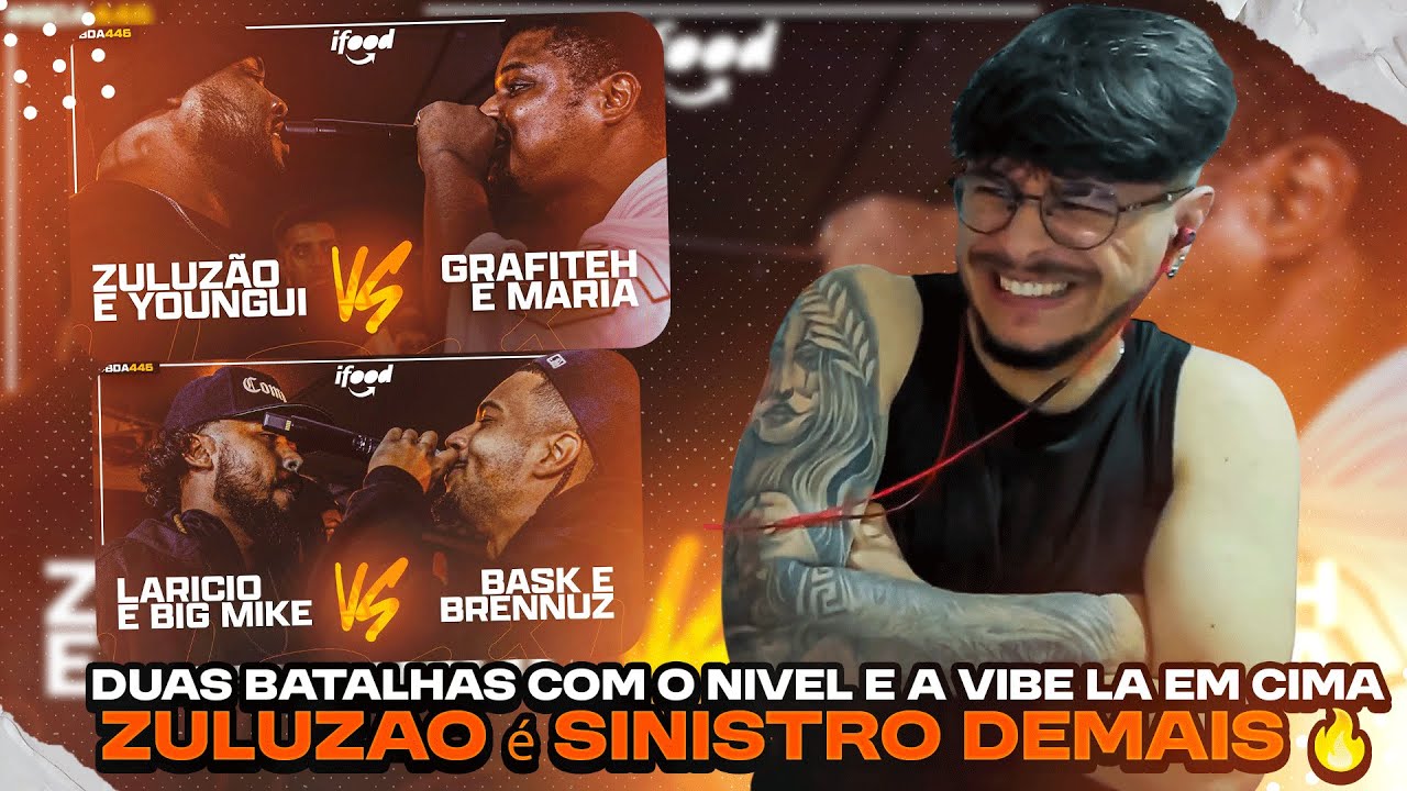 ALAN REAGE A YOUNGUI E ZULUZÃO X GRAFITEH E MARIA + LARICIO (BA) E BIG MIKE X BRENNUZ E BASK | REACT