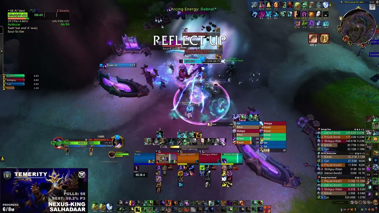 +18 Eco-Dome Al'dani | Farseer Restoration Shaman PoV (11.2)