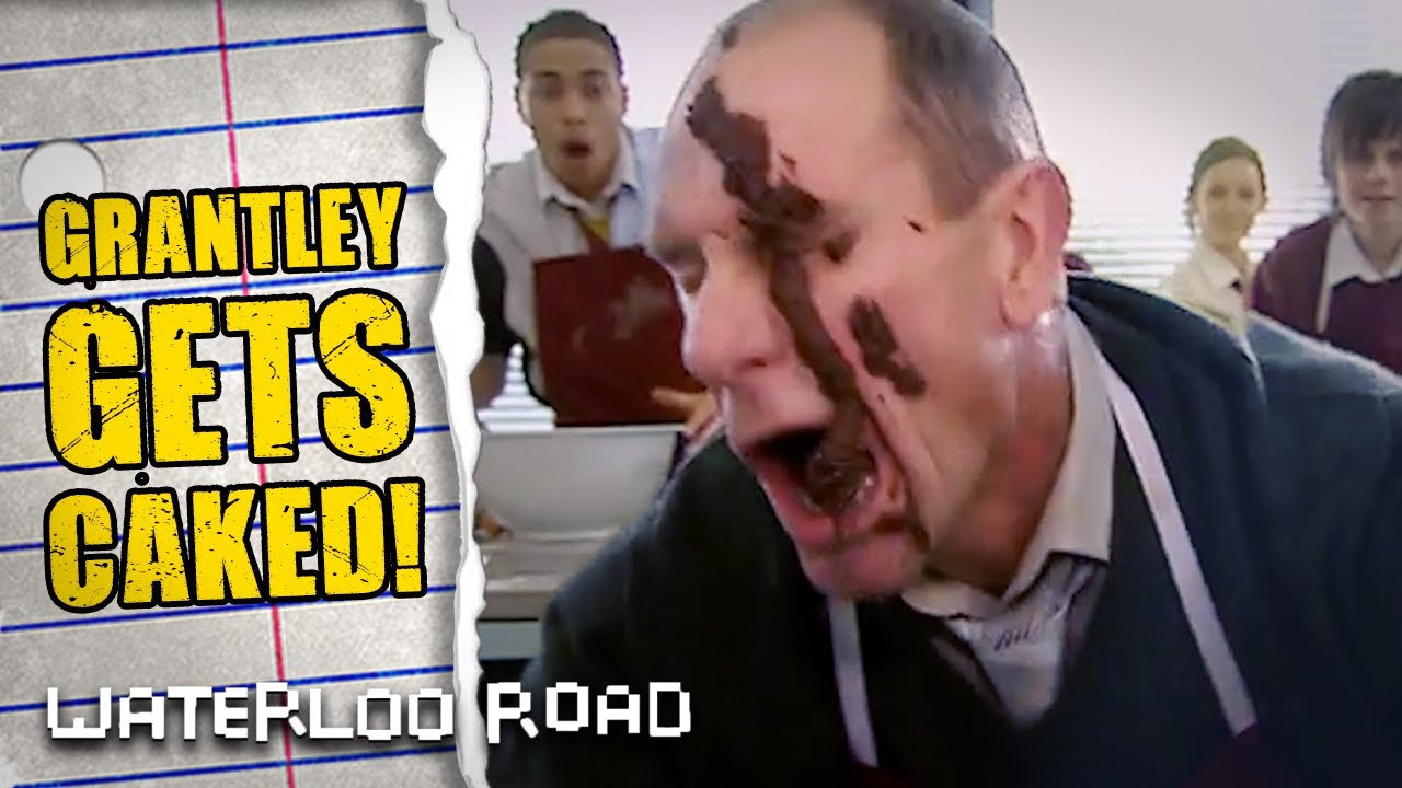 Grantley Gets a Face-full During Food Prank! | Waterloo Road