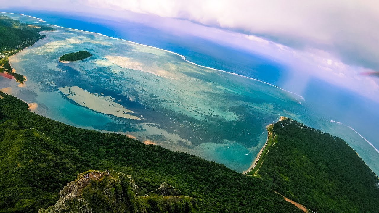 Mauritius 2023 - Le Morne Brabant Mountain I Dron I 4k I DJI - FPV I GoPro 10 I Climbing Tour.