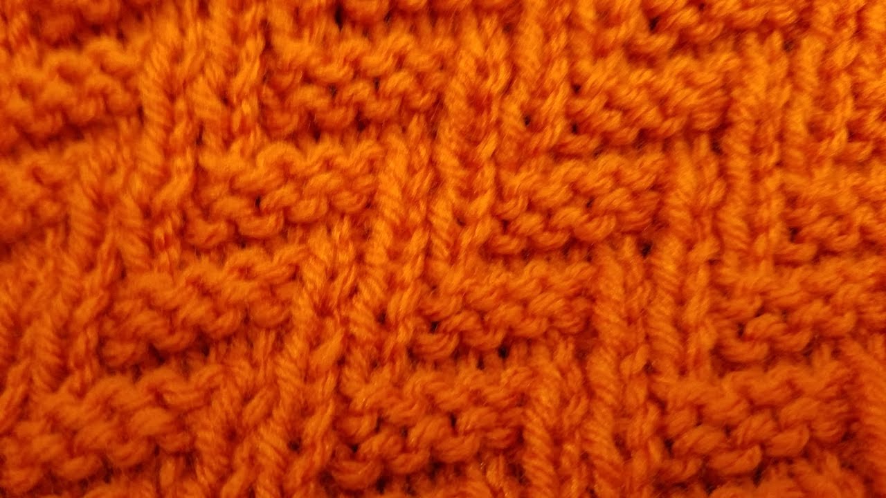 "Zig Zag Staircase" Knit Stitch Tutorial!