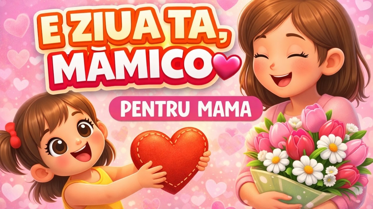 E ziua ta, mămico 💖 Cântec pentru Mama | 8 Martie | Copii