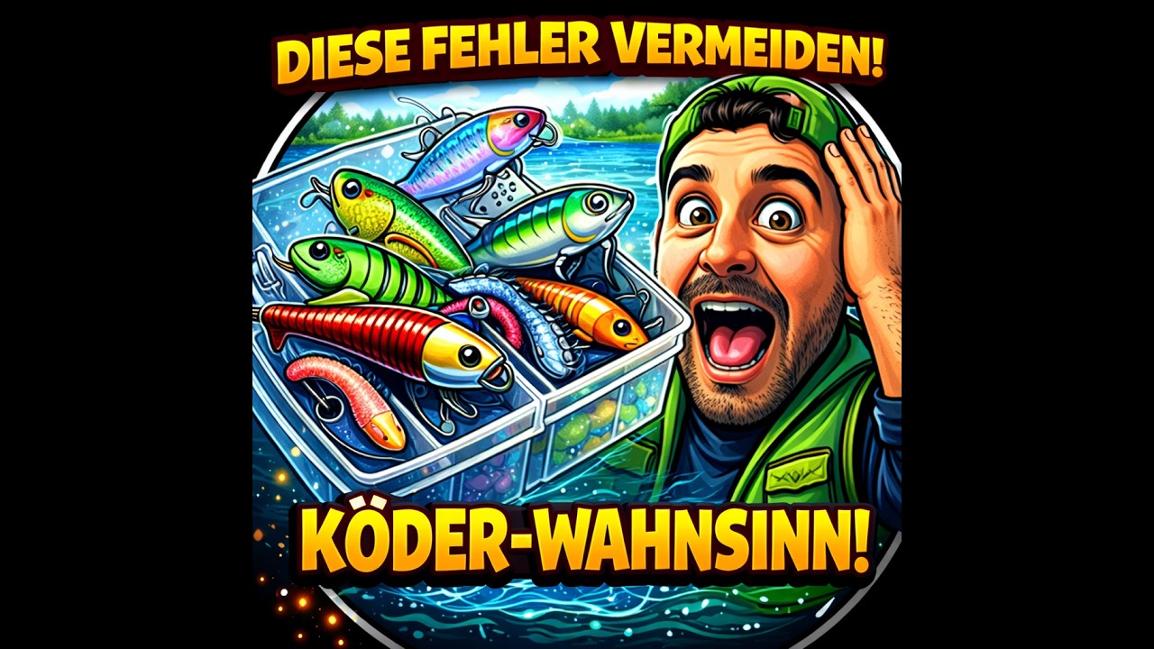 „Köder-Wahnsinn beim Angeln – Was ihr wirklich braucht und welche Fehler ihr vermeiden solltet!“