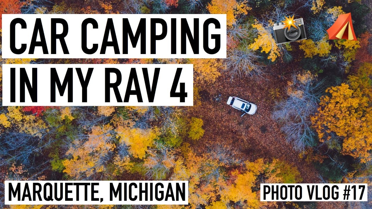 FALL CAR CAMPING IN MY SUV | FALL IN MARQUETTE MICHIGAN
