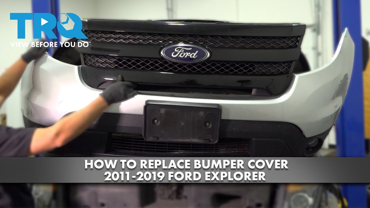 Как заменить накладку бампера на Ford Explorer 2011-2019