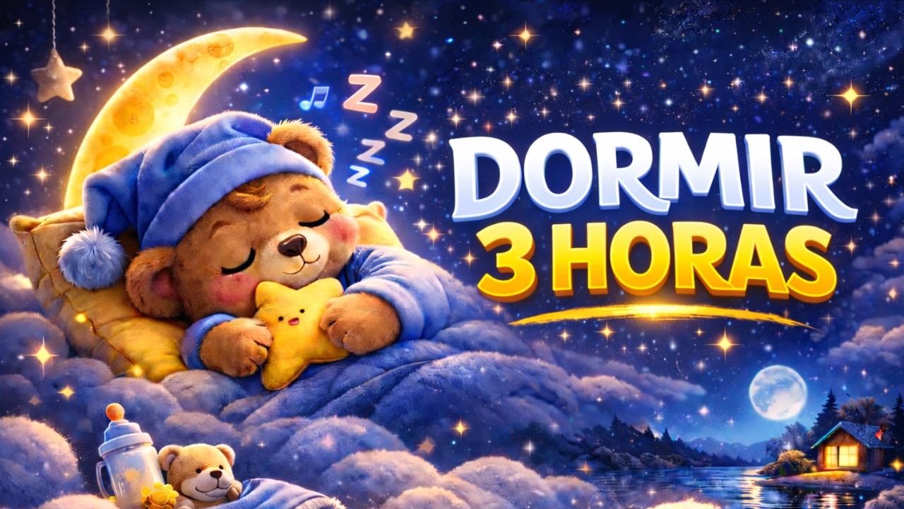 Música para Dormir Bebés Toda la Noche (3 Horas) | Sueño Profundo y Relajante