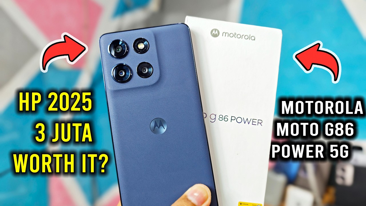 HP 2025 Lebih Worth it ? Full Unboxing Review Bahas Lengkap Motorola Moto G86 Power 5G 3 Juta ?
