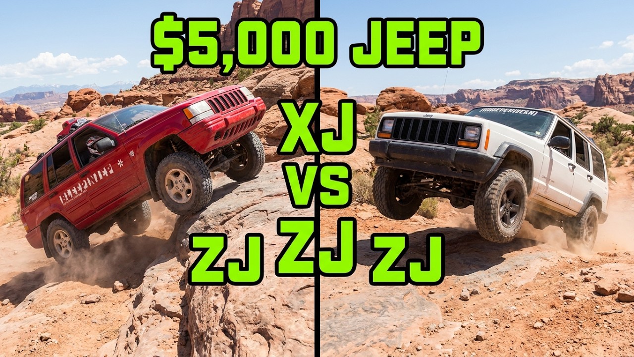 CHEAP JEEP CHALLENGE XJ vs ZJ COMPILATION