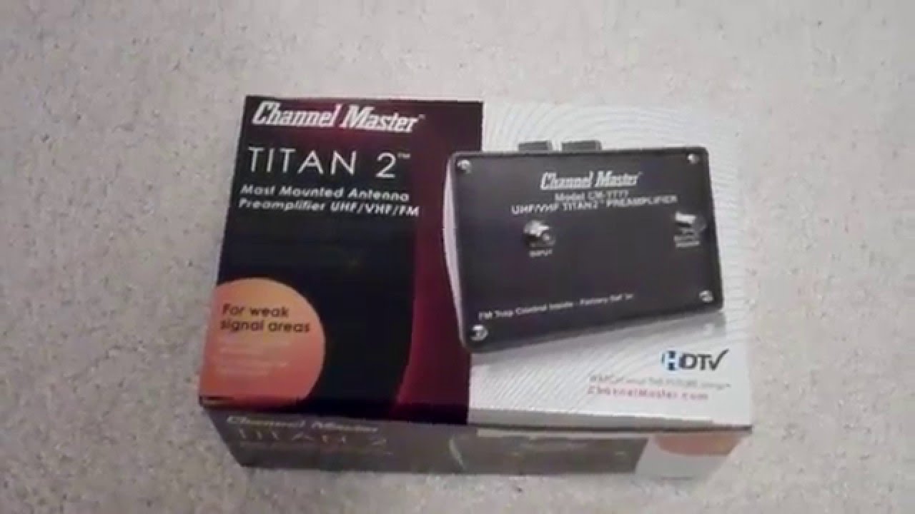 Unboxing Channel Master's High Gain Preamplifier
