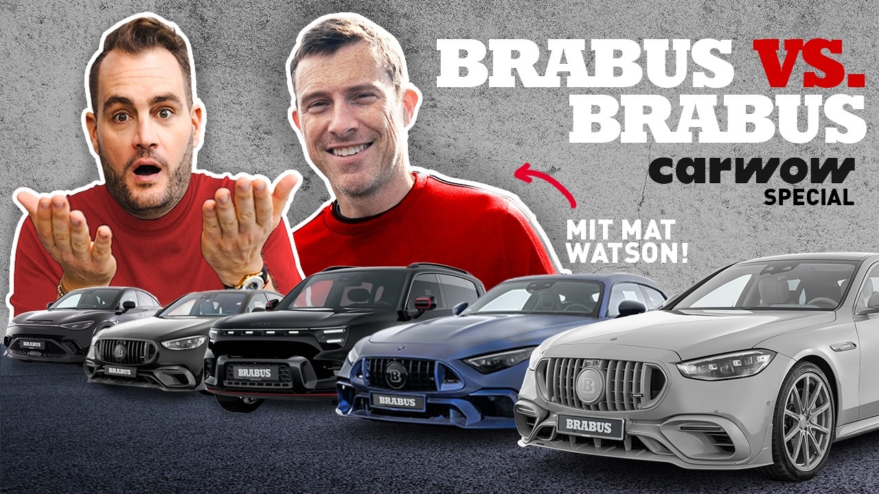 BRABUS vs. CARWOW: Einen ganzen Tag im ultimativen CarWow-Drag Race! | #vlog