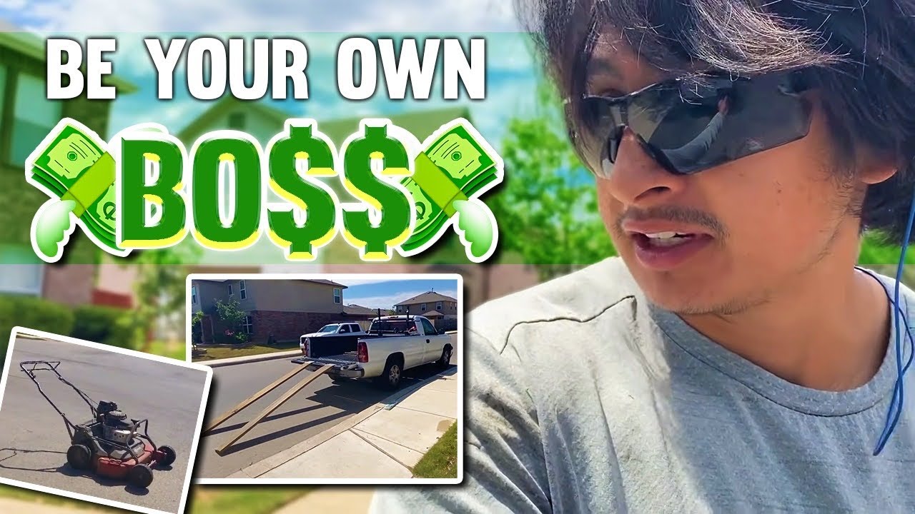 День стрижки газона! (Уход за газоном в одиночку) Создайте свой собственный бизнес