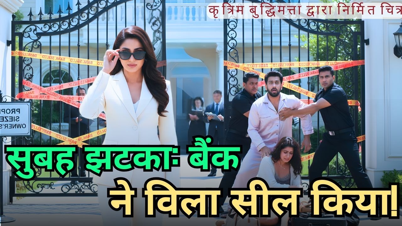 पति ने पत्नी को रात में घर से निकाला… सुबह बैंक ने उसके आदेश पर विला सील किया तुरंत पूरी तरह उसकी शि