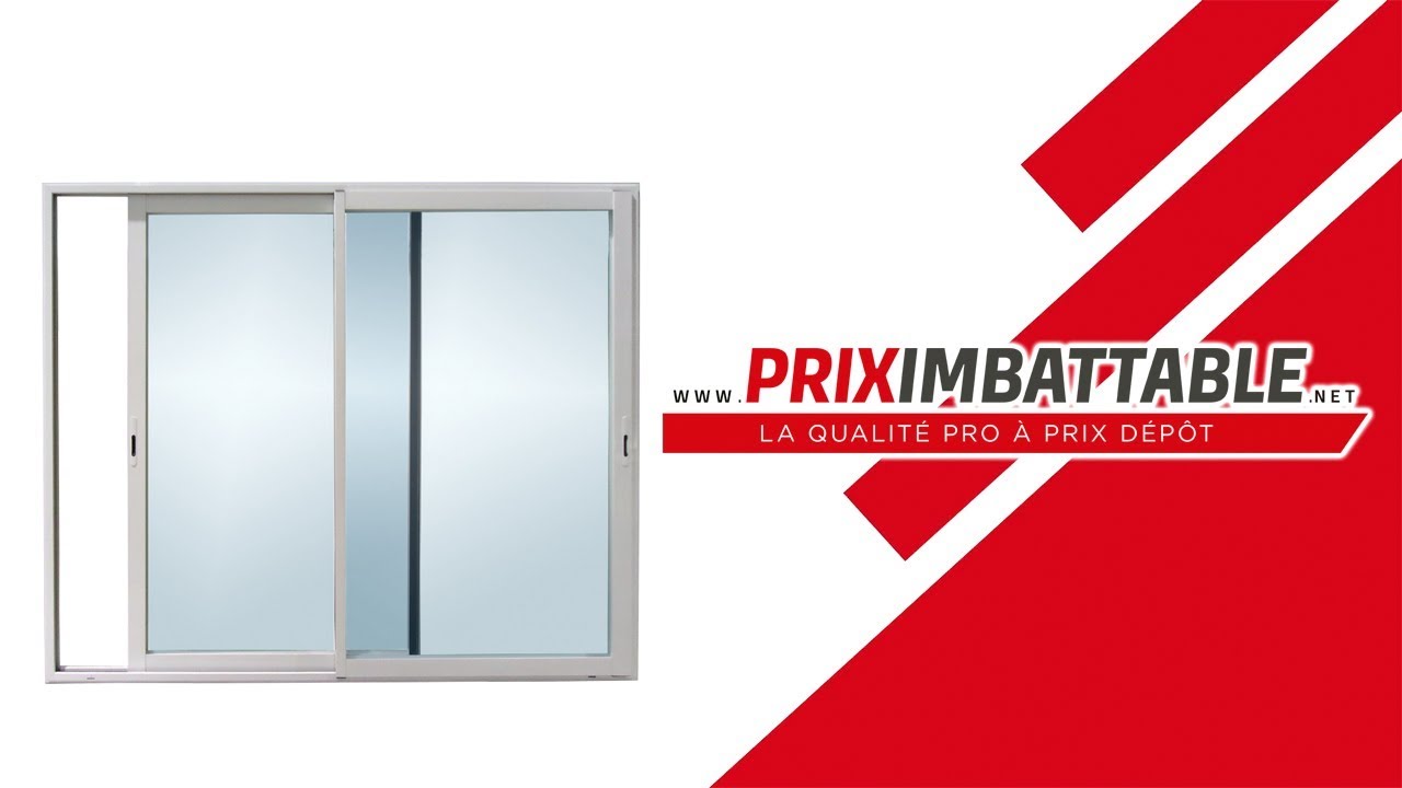 Pose en tunnel d'une baie coulissante aluminium PRIXIMBATTABLE