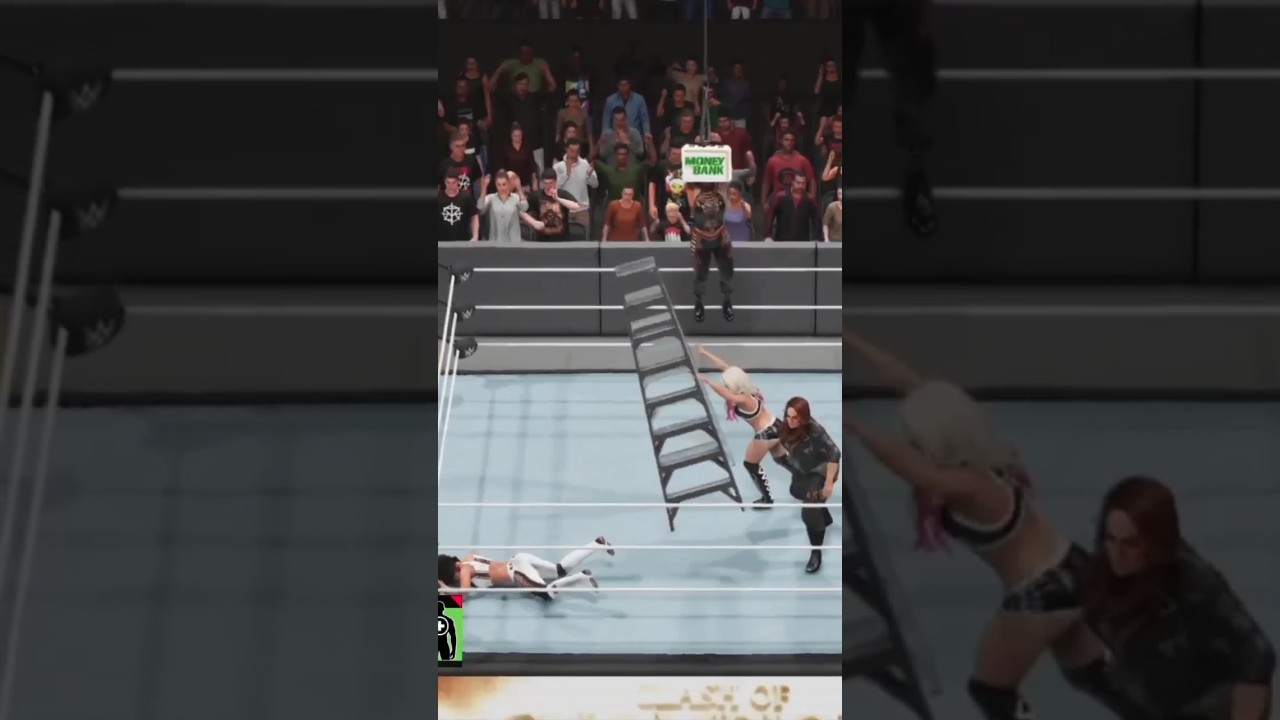 #wwe #niajax #alexabliss vs #danabrooke #briebella ladder tag match played #chanakya school students