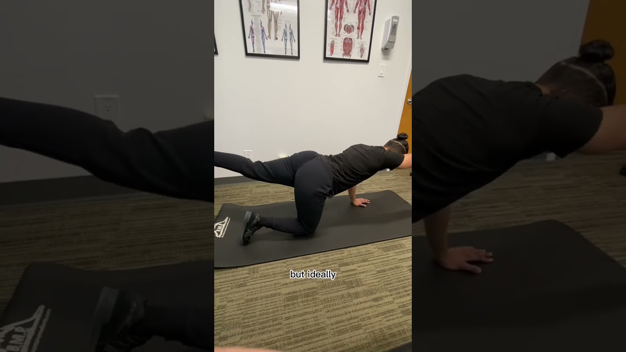 Bird dog for back pain #chiropractor #portland #chiropractic #backpain
