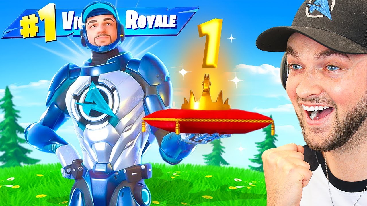 Моя *ПЕРВАЯ* королевская победа Icon! (Облик Али-А для Fortnite)