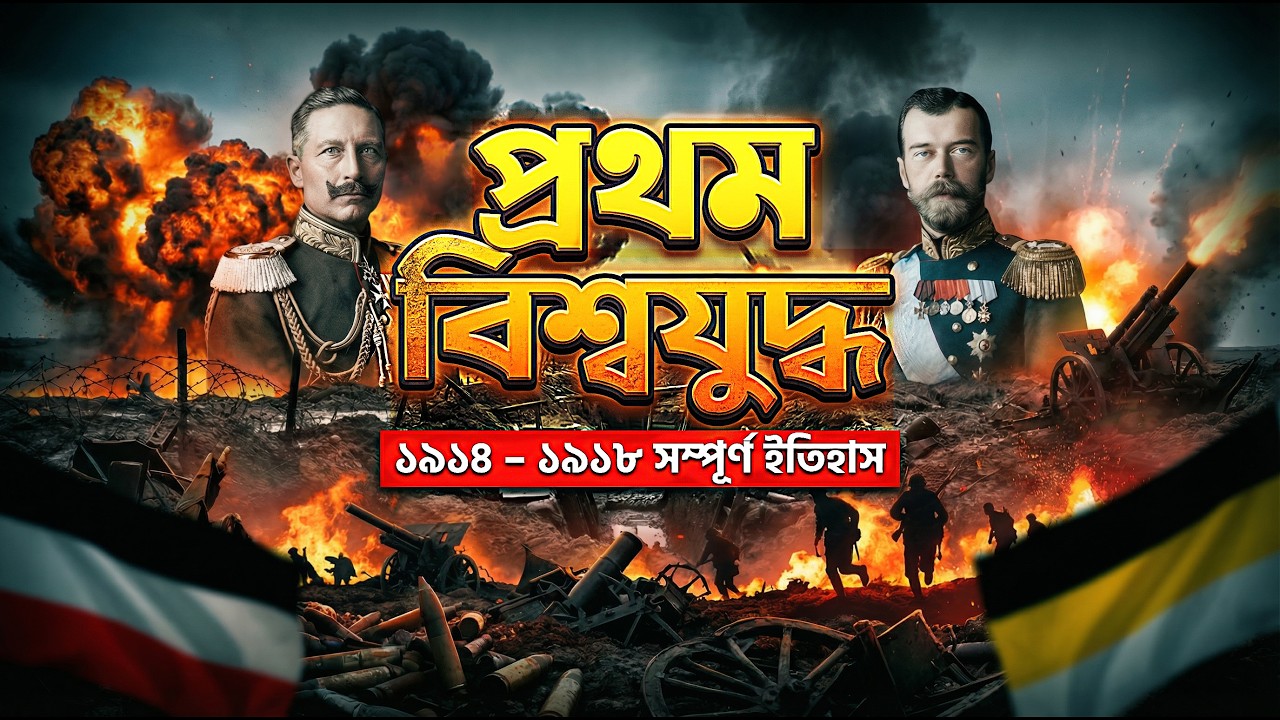 একটি হত্যাকাণ্ড → ৩০ বছরের যুদ্ধ | First World War Documentary Bangla
