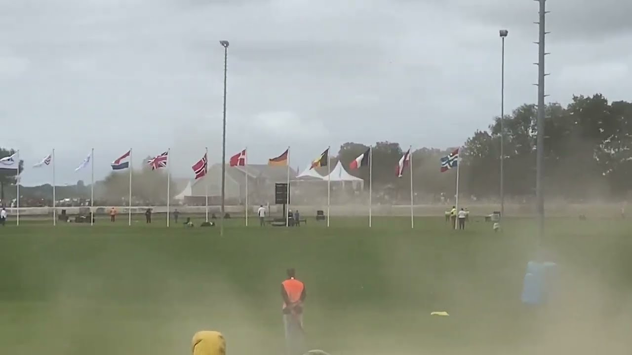 Eenrum Grasbahn EM Finale 25 Heat 3 Meijerink, Hummel, Moi, Appleton, Wachs, Bouin Grasbaan EK