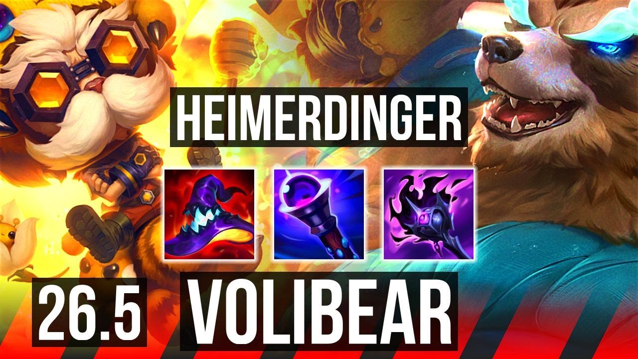 HEIMERDINGER vs VOLIBEAR (TOP) | KR Master | 26.5