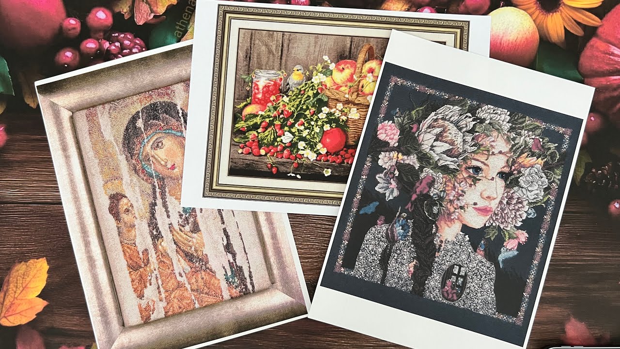 Вышивальная неделя с 24 по 30.11.25г. Золотые ручки, Thea, золотое руно. Вышивка крестиком