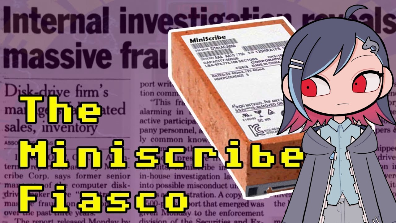 Реакция ютуберши на: Мошенничество с бухгалтерской программой Miniscribe [Tech Time Traveller]