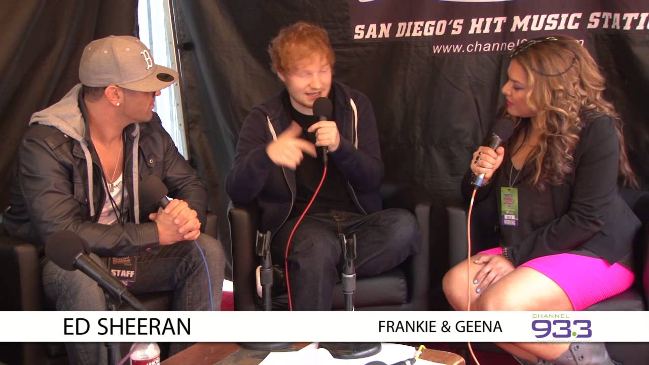 Ed Sheeran interview at Channel 933's Summer Kick Off Concert 2014
