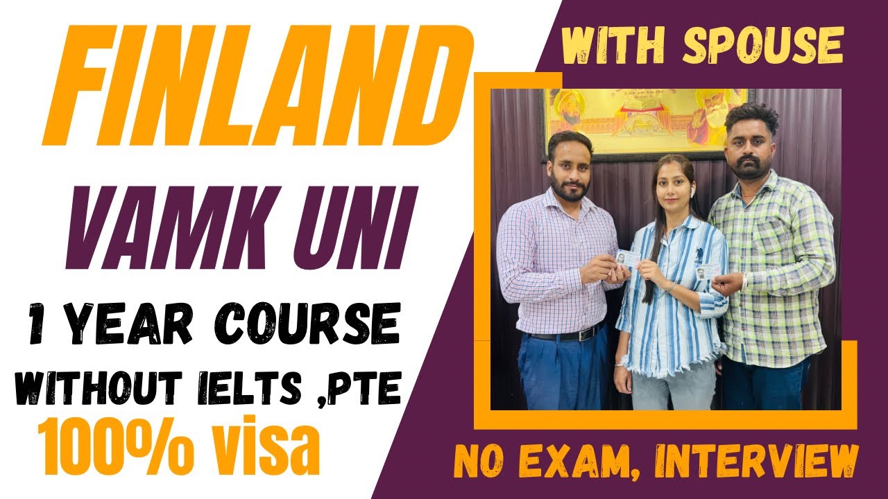 Latest study visa of Finland with spouse | enter Finland | embassy interview in Finland | Finland