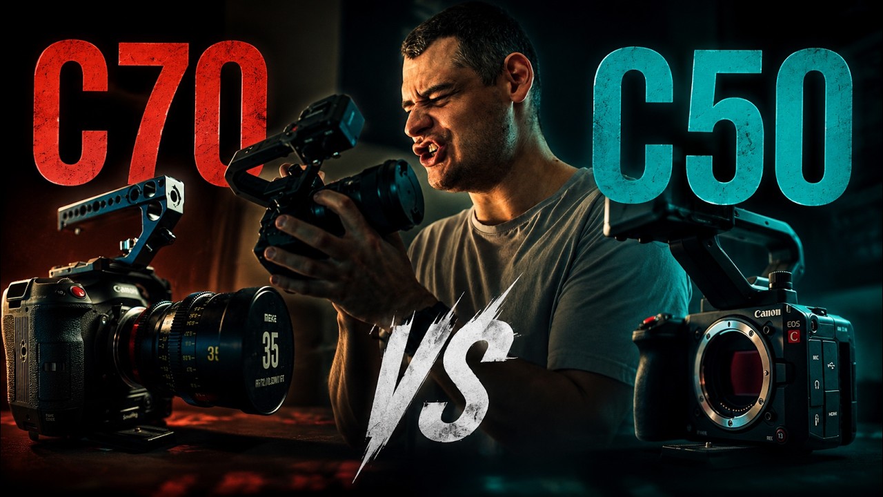 Full-frame против Super35: Canon C50 vs C70