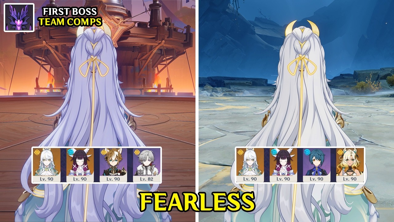 Stygian Onslaught 6.3 – Lv. 5 Fearless | First Boss (Zibai Team Comps) | Genshin Impact【原神】