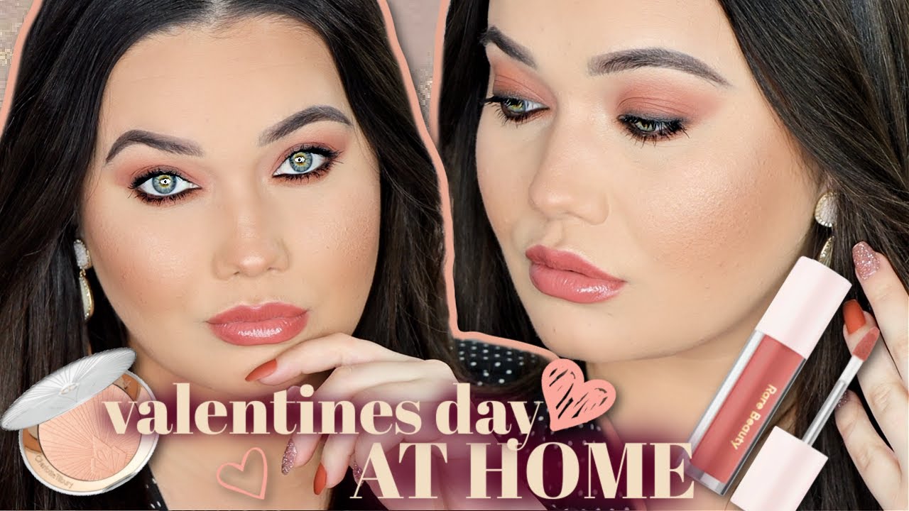Valentines Day AT HOME! Get Ready With Me