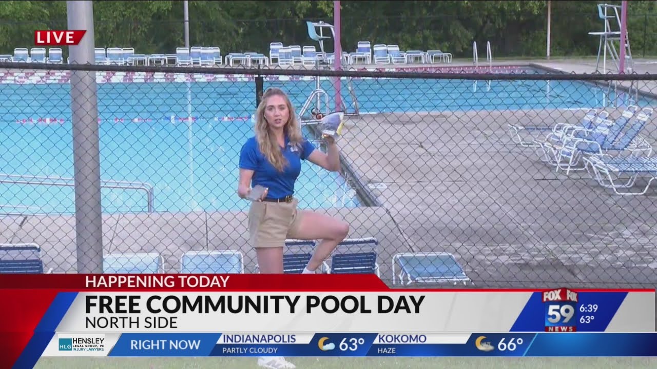 It's free community pool day, over 20 pools are open to the public at no cost!