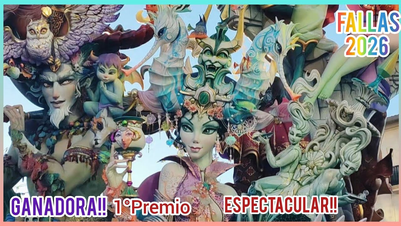 Ganadora absoluta!! La Falla que ha asombrado a todo el mundo!! Felicidades Convento Jerusalen♥️