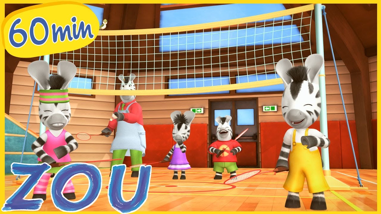 Zou in italiano 🏋️ Compilazione SPORT 🦓 Cartoni animati per bambini