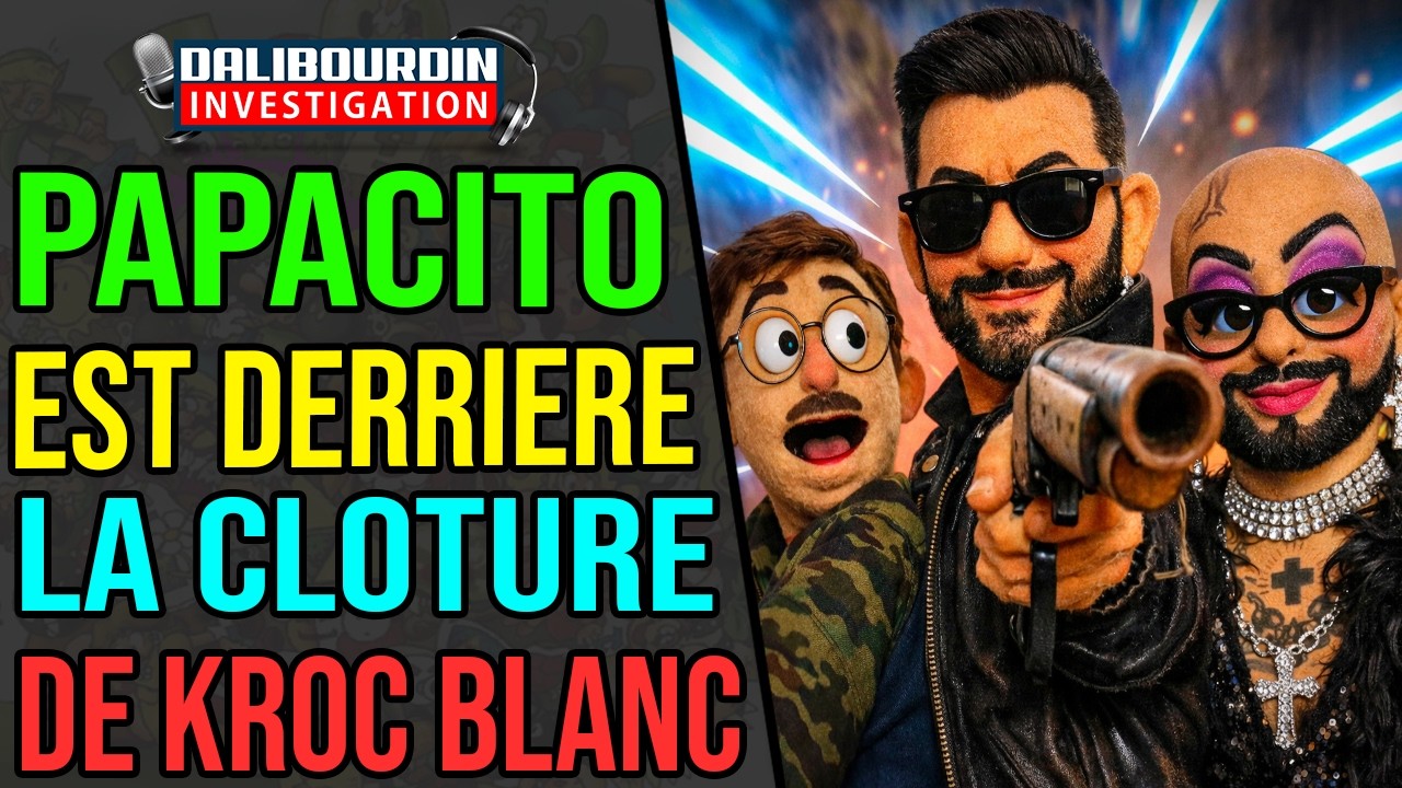 C'EST PAPACITO QUI EST DERRI&Egrave;RE LA CLOTURE DE LA CHAINE DE KROC BLANC