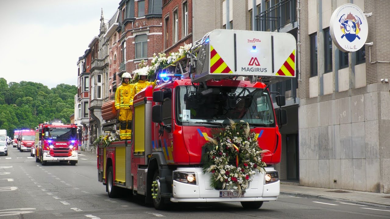 𝗨𝗡 𝗗𝗘𝗥𝗡𝗜𝗘𝗥 𝗛𝗢𝗠𝗠𝗔𝗚𝗘 𝗣𝗢𝗨𝗥 𝗠𝗔𝗫𝗜𝗠𝗘 🕊️ | l'IILE SRI Liège rend hommage au pompier décédé en intervention