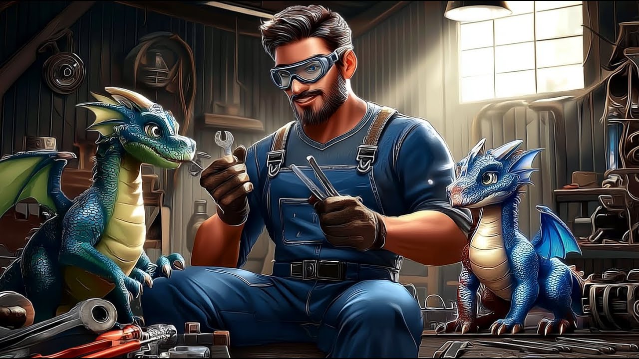 A Mechanic Fed Two Little Dragons Seeking Refuge eat—Five Years Later, Dragen the HFY Sci-Fi Story