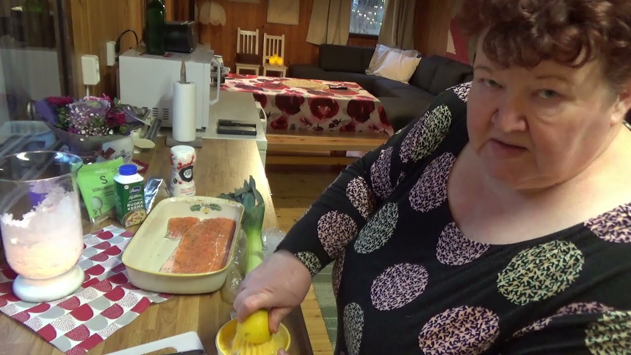 Lohta purjosipulilla ja homejuustolla höystettynä