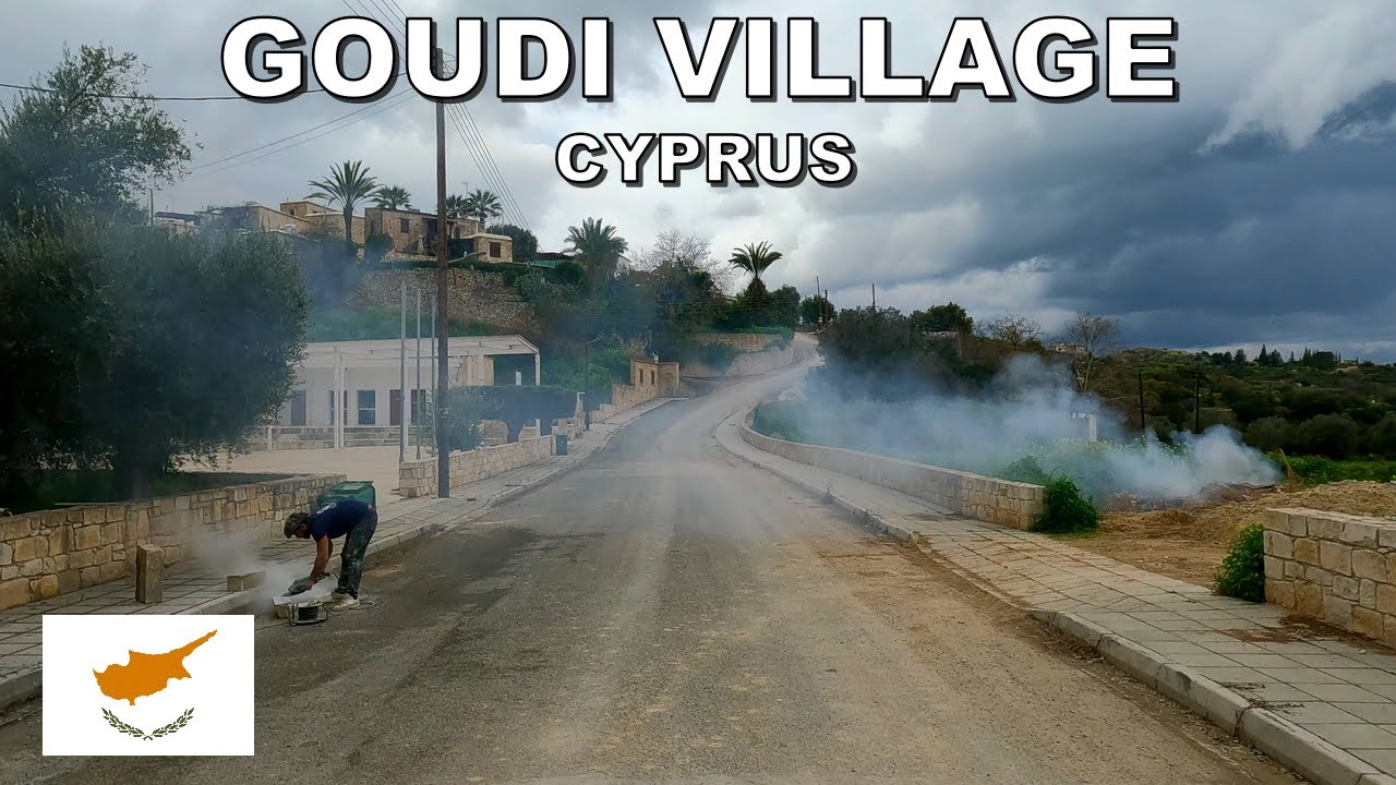 DRIVING around GOUDI VILLAGE in CYPRUS *15 FEBRUARY 2024*