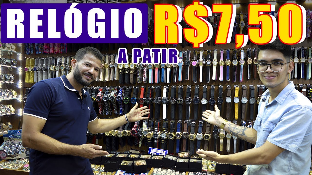 REVELADO: Fornecedor de Relógios a partir de R$7,50 em Goiânia | Máxima Atacadista de Roupas