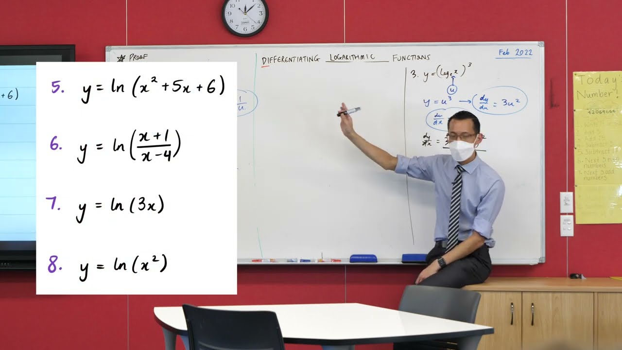 Differentiating Logarithmic Functions (4 of 4: Further examples)