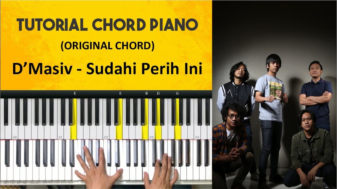 Tutorial Chord PIano D'massiv - Sudahi Perih ini (Chord Asli)