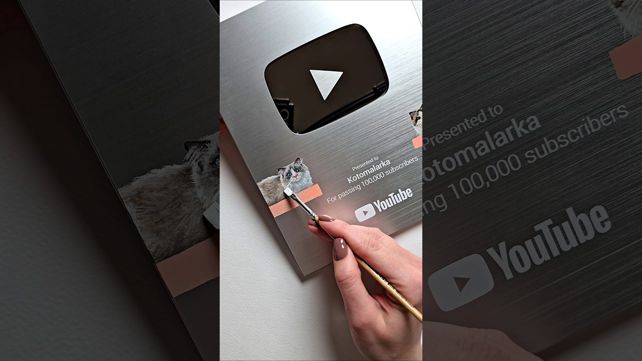 Maluję mojego kota na przycisku YouTube! 💥🐈