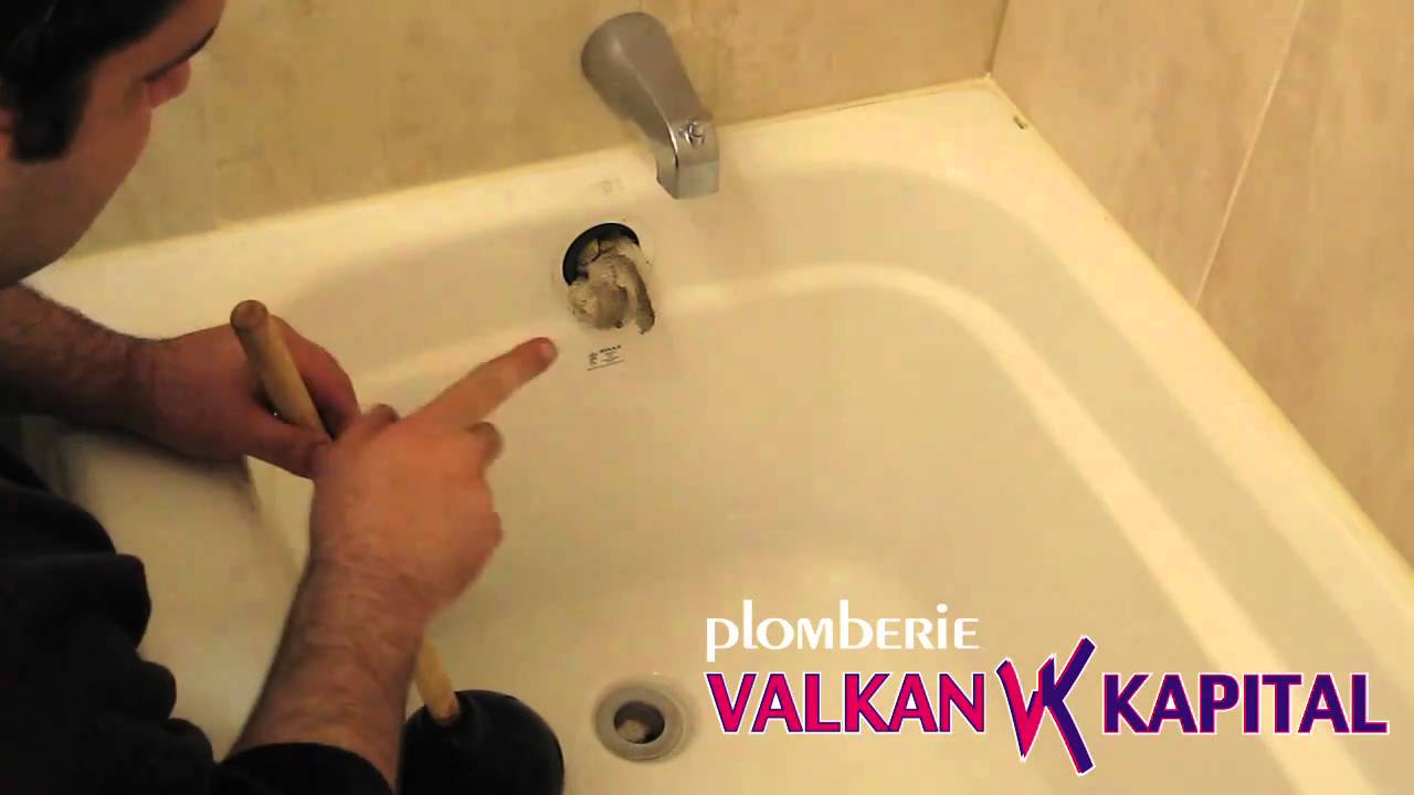 Comment d&eacute;boucher une baignoire Plomberie Montreal ValkanKapital