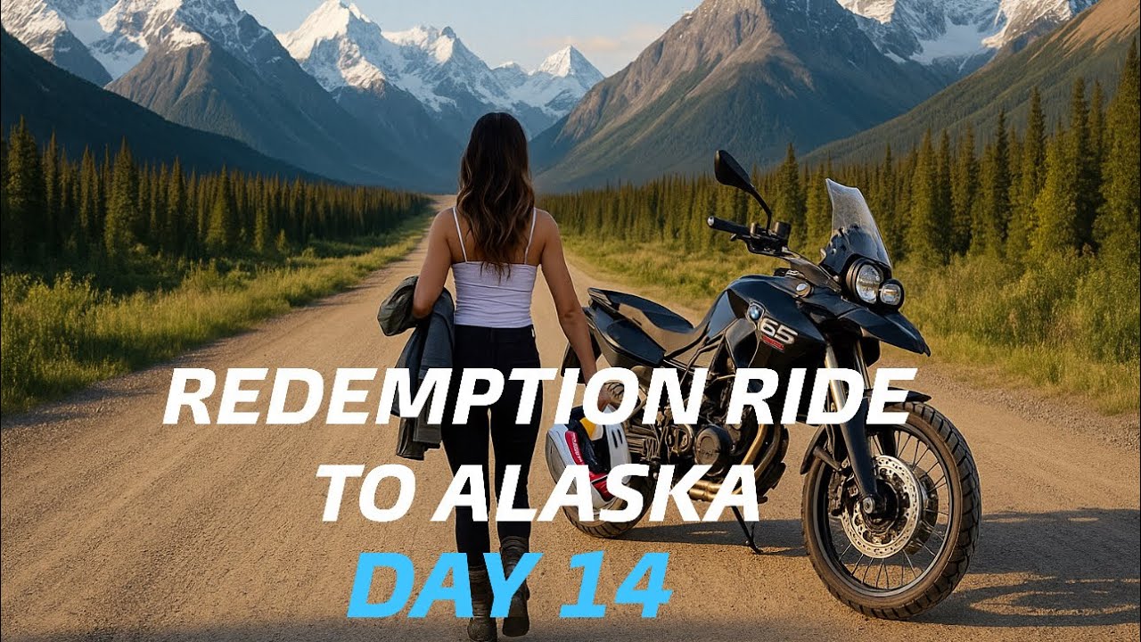 Motorcycle ride from GA to AK. Fort St John BC to Muncho Lake BC