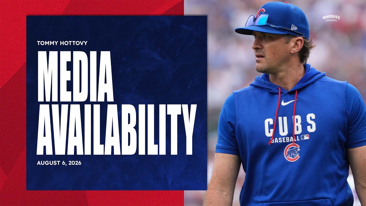TOMMY HOTTOVY:  Integrating new pitchers & pitching staff health | Cubs Locker Room Sound (8/6/2026)