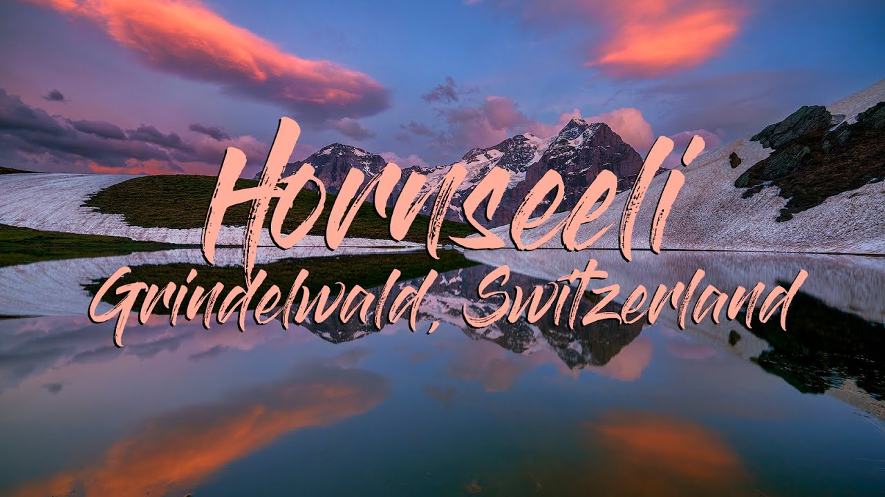 Cinematic Journey: Hiking to Lake Hornseeli, Swiss Alps