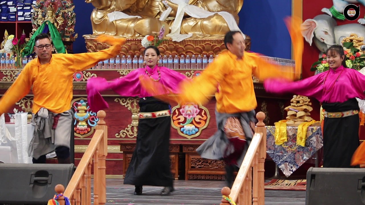 Tibetan Techor cultural Dance on H.H D.Lama B.day By Techor Kyidug, Canada