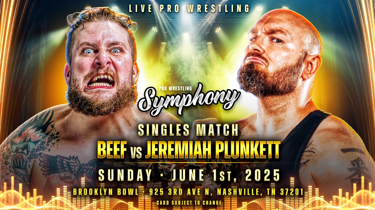 BEEF vs. Jeremiah Plunkett (Pro Wrestling Symphony - June 1, 2025)