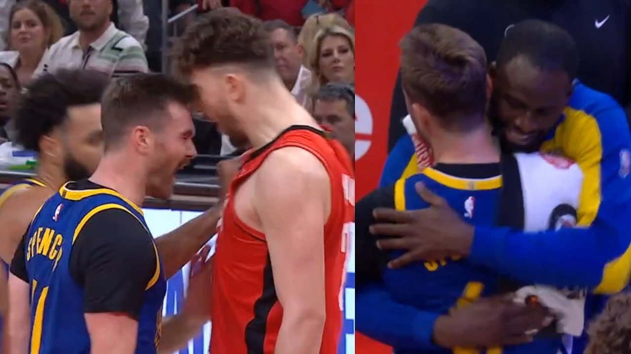 Pat Spencer ejected for headbutting Alperen Sengun then things get heated 😳