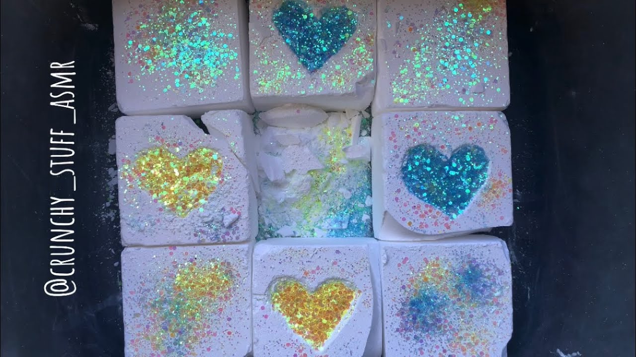 ASMR ✨ (4 vids) FAST GYM CHALK CRUSHING ✨ ADER GYM CHALK COMPILATION ✨ ODDLY SATISFYING ✨ SLEEP AID